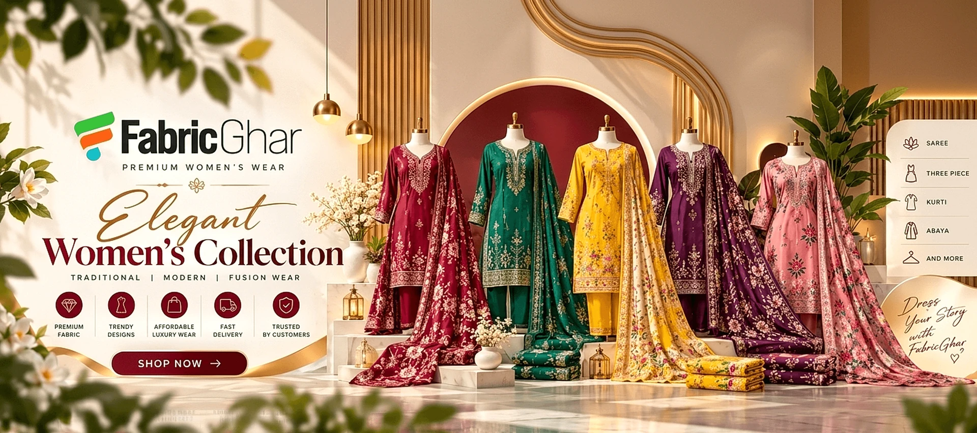 FabricGhar - Elegant Women's Collection